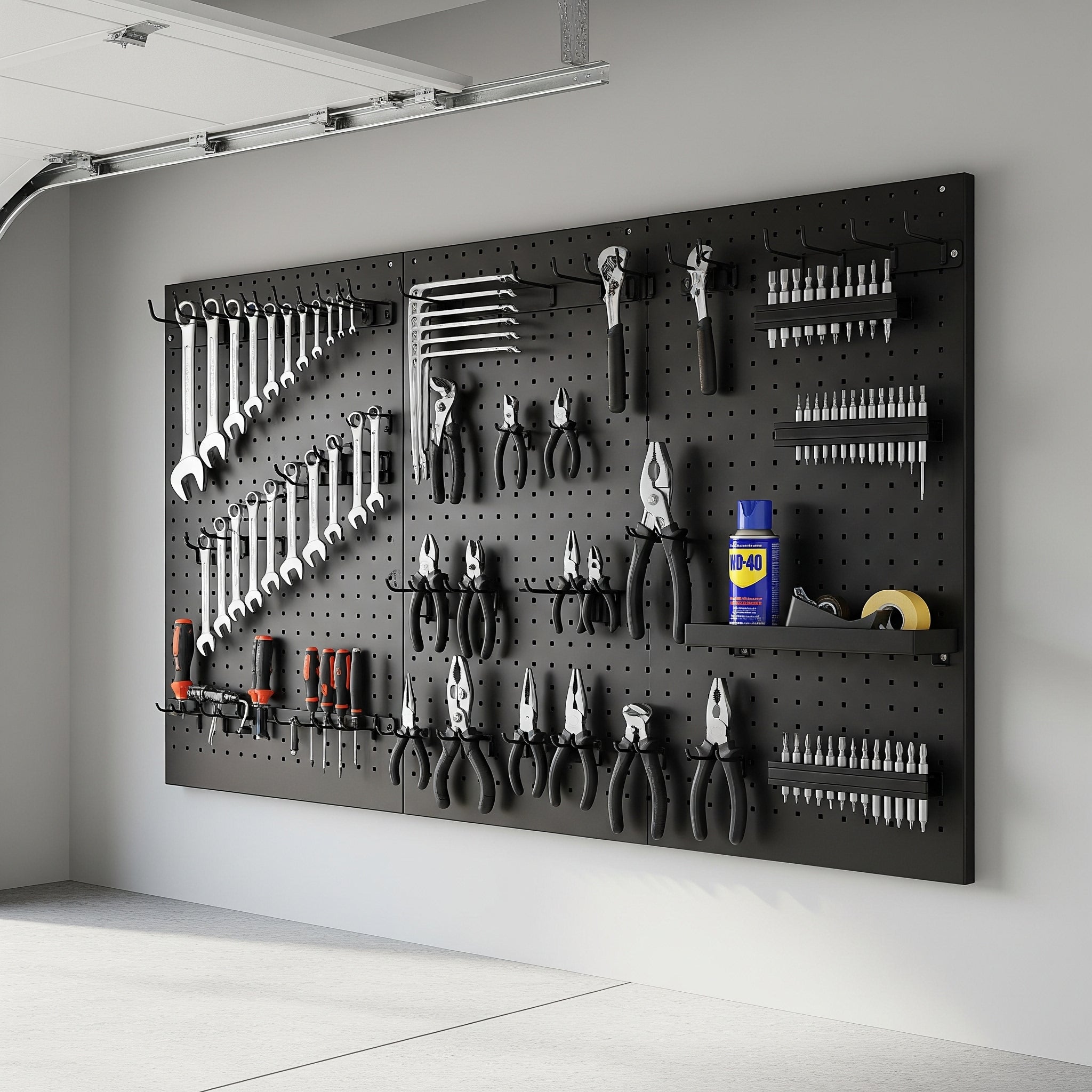 Wall Control Metal Pegboard Organizer Kit
