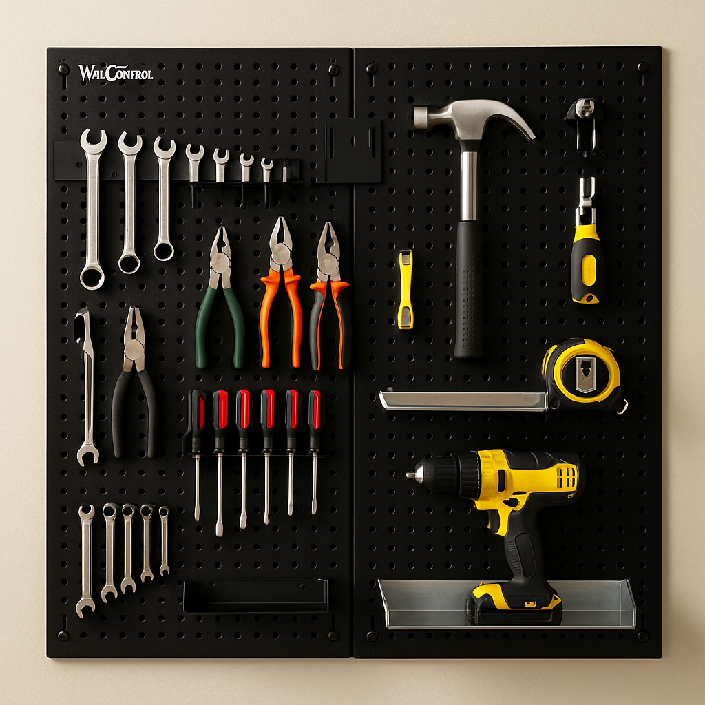 Wall Control Metal Pegboard Organizer Kit